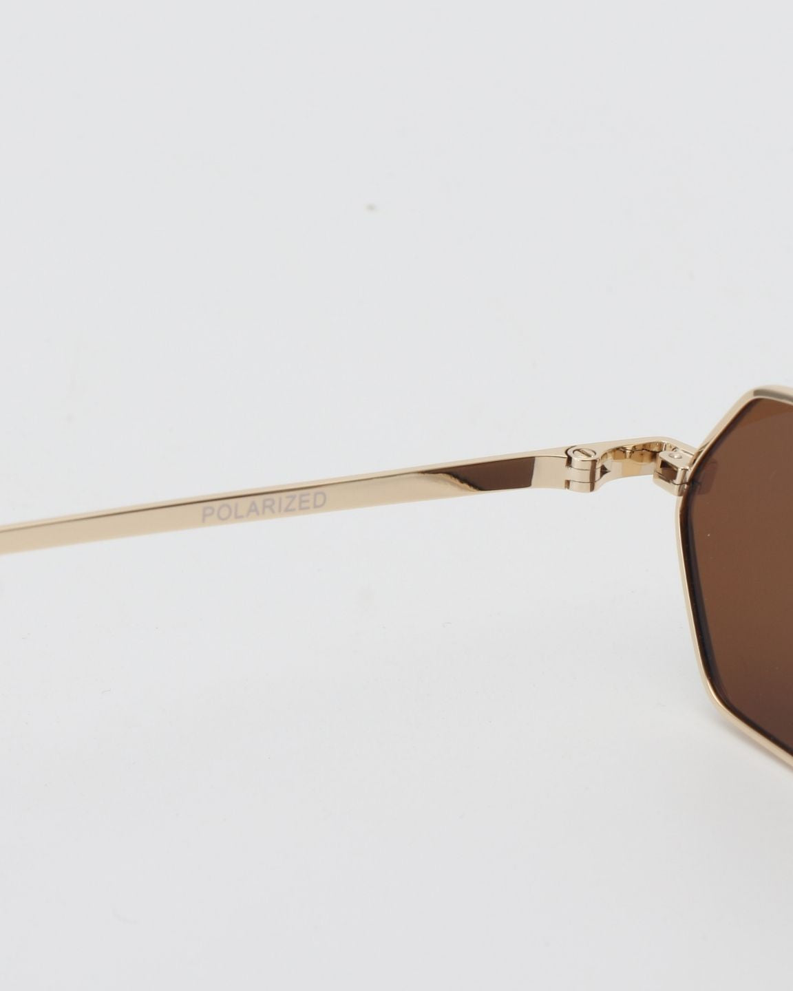 COCO GUNMETAL | Narrow Hexagonal Polarized Sunglasses | TiNK Eyewear