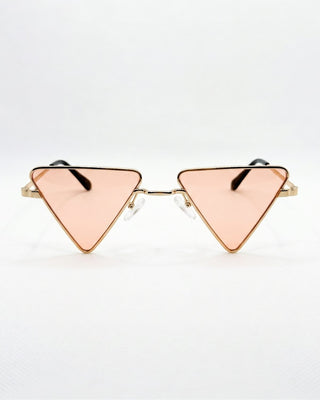 KAY Bellini micro triangle rave sunglasses, front view